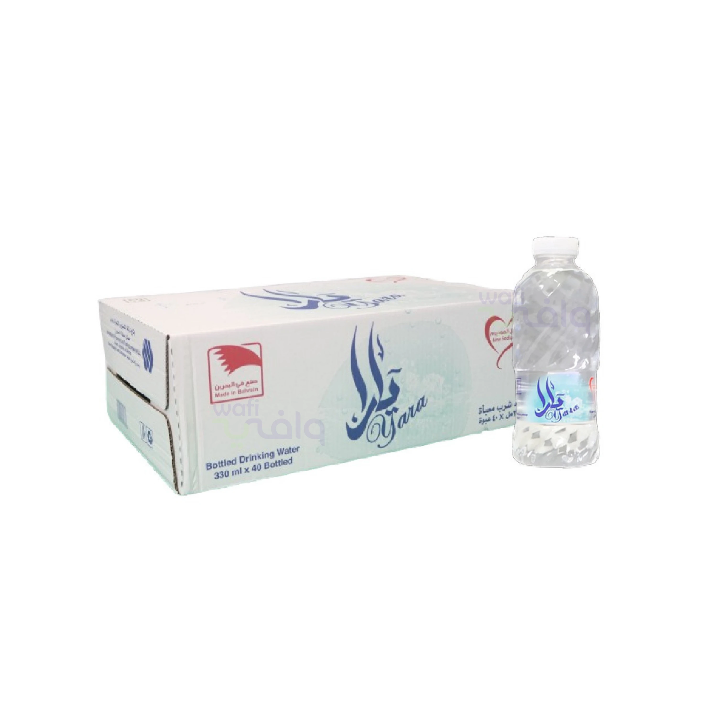10 كراتين مياه يارا 330 مل 40 عبوة